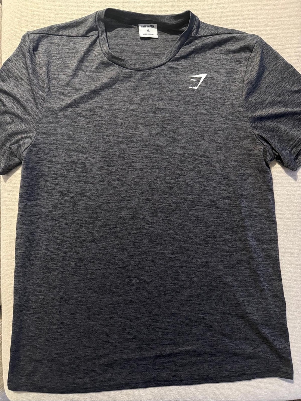 Gymshark Men's Dark Charcoal Heather Short Sleeve Tee